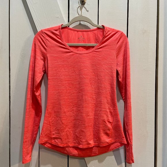 Athleta orange long sleeve top small - Picture 1 of 6